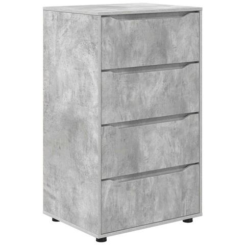 Armadi di Stoccaggio 2 pcs Grigio cemento 60 x 48 x 105 cm - Foto 1