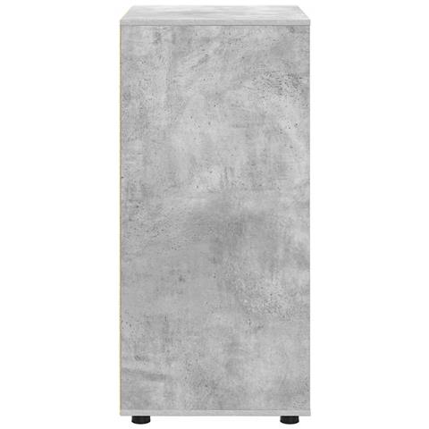 Armadi di Stoccaggio 2 pcs Grigio cemento 60 x 48 x 105 cm - Foto 9