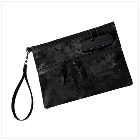 Borsa Multifunzionale Con Serratura A Combinazione - Proteggi I Tuoi Oggetti Essenziali Black - Foto 1