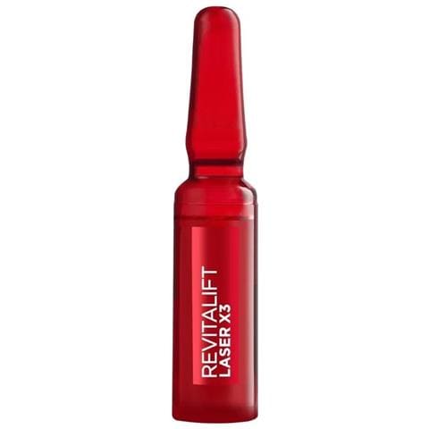 Impostare, L'oreal Paris, Revitalift Laser Renew, Acido Glicolico, Sbucciatura, Siero Trattamento In Fiale, Per Il Viso, Per Le Donne, 7 Pz, 1 Ml - Foto 1