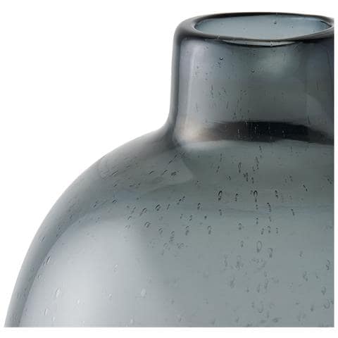 Vaso In Vetro Nero Fumé Ø23x35 Cm - Foto 2