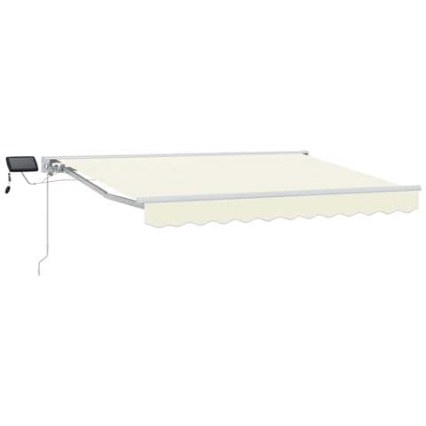 Cornice per Tenda Manuale con LED Crema 3 x 2,5 m - Foto 1