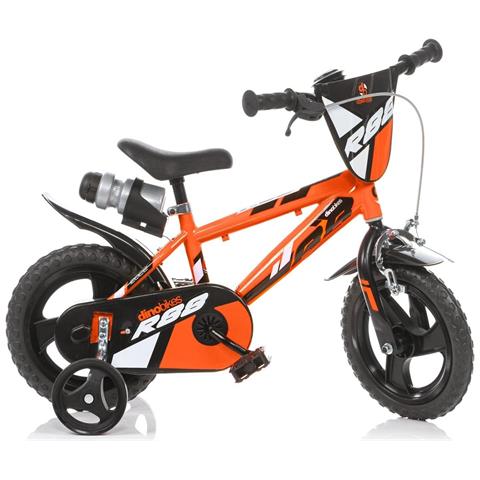 Bici Mtb Da Bambino Misura 12'' Bicicletta Da Bimbo Linea R88 Mountain Bike Con Rotelle - 12 Arancio - Foto 1