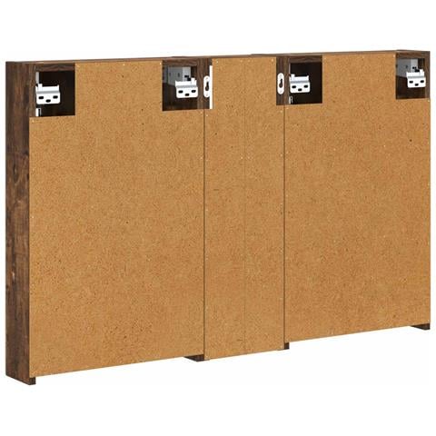 Set di Armadi da Bagno con porta 3 pcs 100 x 10,5 x 60,5 cm - Foto 9