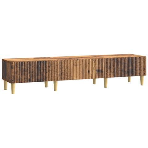 Mobile TV Legno antico 147 x 34,5 x 30 cm Legno ingegnerizzato - Foto 1