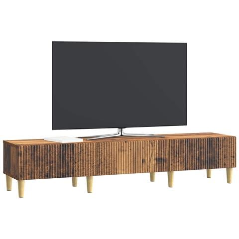 Mobile TV Legno antico 147 x 34,5 x 30 cm Legno ingegnerizzato - Foto 2