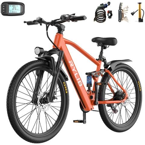 Bicicletta Elettrica 26" GT900 Shimano 21 Velocità Batteria 36V13Ah 250W 25KM /H 30-60km Display LCD con Sblocco NFC City E-Bike - Foto 1