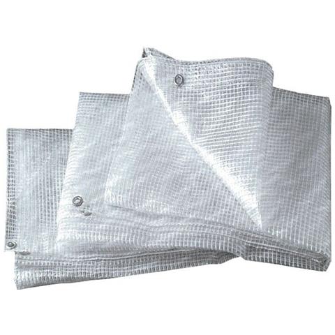 Telo Pvc occhiellato multiuso copertura esterni colore bianco 3x4 mt - Foto 7