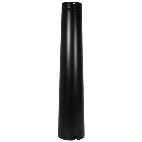 Tubo riduzione per stufa da 20 a 15 cm lunghezza 100 cm colore nero - Foto 2