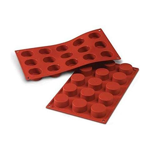 Stampo Petite Fours 15 Cavita 4cm Classic Terracotta Silicone - Foto 3