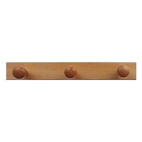 19940670 Portabito in legno a 3 posti - naturale - Foto 1