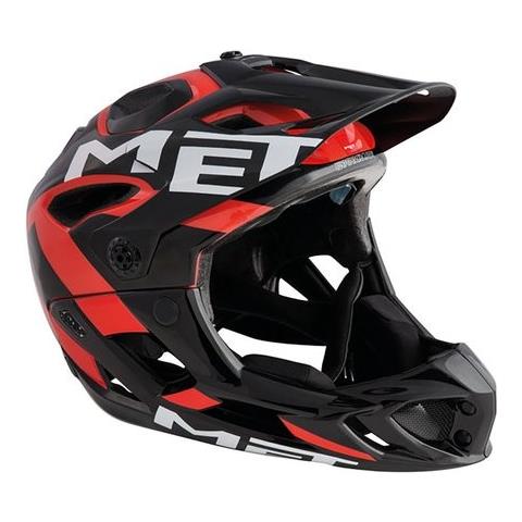 Casco Dh / fr Parachute Taglia L (59 - 62 Cm) Nero / rosso - Foto 1