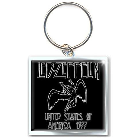 Led Zeppelin - 1977 Usa Tour (portachiavi Metallo) - Foto 1