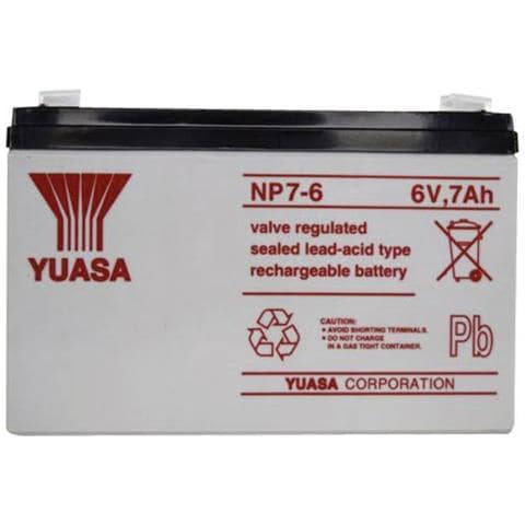 Np7-6 Batteria Al Piombo 6 V 7 Ah Piombo-agm (l X A X P) 151 X 97 X 34 Mm Spina Piatta 4,8 Mm Esente Da - Foto 1