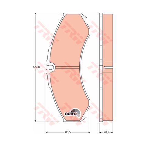 Kit Pastiglie Freno Gdb1345 - Foto 3