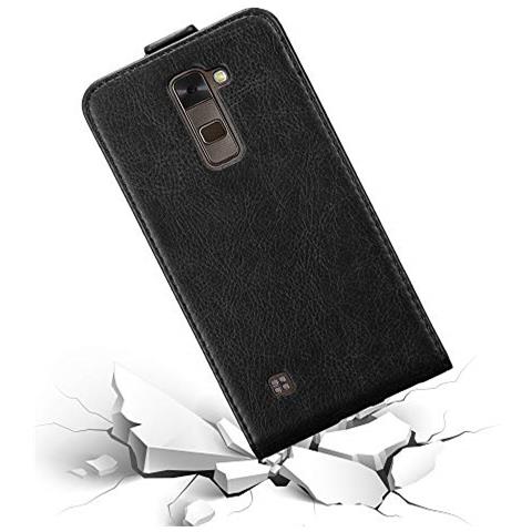 Custodia Compatibile Con Lg Stylus 2 In Nero Di Notte - Coperchio Protettivo In Design Flip Con Chiusura Magnetica - Foto 2