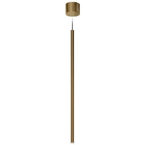 Lampada A Sospensione To-be, Lampadario, Da Soffitto, Bronzo In Alluminio, 2,2 X 2,2 X 85 Cm, 1 X Led, 4w, 181lm, 2700k, 220-240v - Foto 1