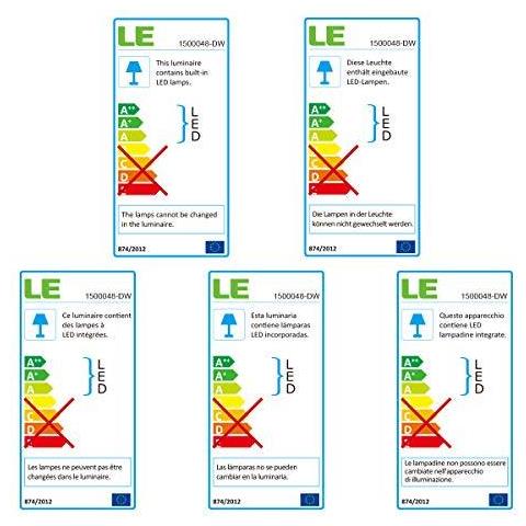 Soffitto Chiara Impermeabi Ip54 24w 2200lm Daylight Bianco 6000k Montaggio A Filo Round Luce Di Soffitto Per Il Bagno Studio Fuori Portico E Altro - Foto 3