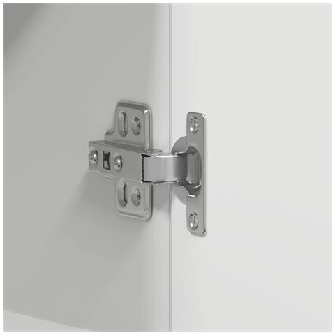 Mobile Pensile “Lyon” Bianco 60x31x60 cm in Legno Multistrato - Foto 10