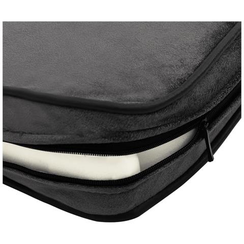 Divano per Cani Grigio Scuro 81x43x31cm in Peluche e Similpelle - Foto 2