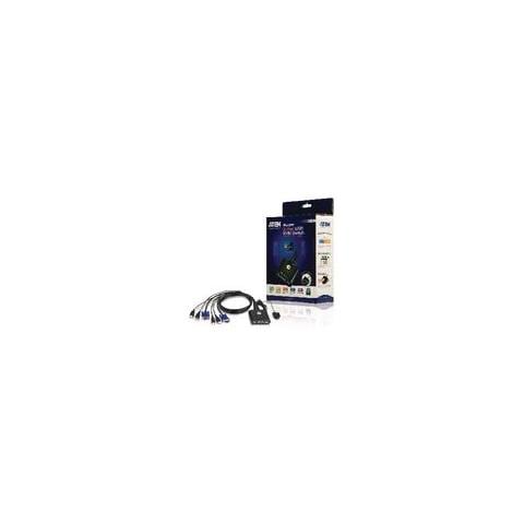 Switch KVM 2 Porte USB Colore Nero - Foto 2