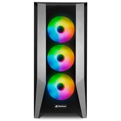Case TG7M RGB Tower ATX, E-ATX micro ATX, Mini-ITX 2 Porte USB 3.1 Colore Nero (Finestrato) - Foto 2