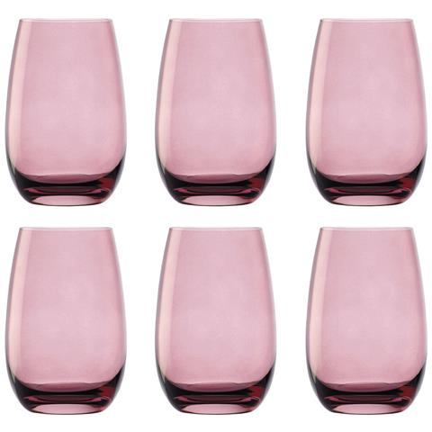 Bicchieri Coloreati Elements 6er-set, Lilla, 335 Ml - Foto 2