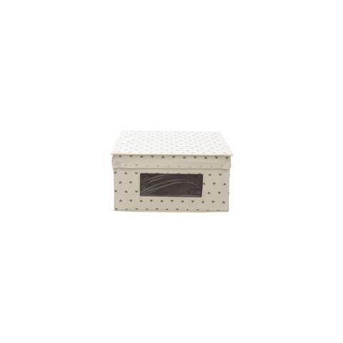 Scatola Armadio King Box Panna In Tnt, Da 36x36x19 Cm Bianco - Foto 5