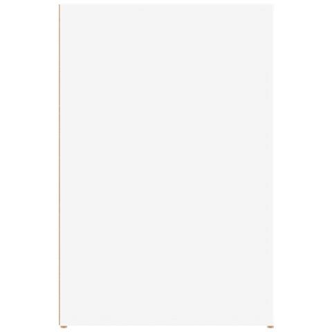 Scrivania Bianca 100x49x75 Cm In Legno Multistrato - Foto 2