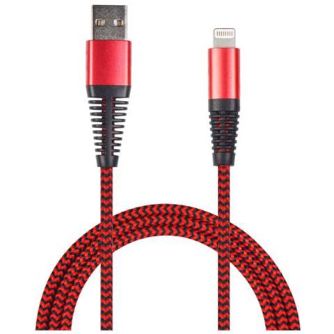 795946 Cavo Usb 1 M Usb B Lightning Rosso - Foto 1