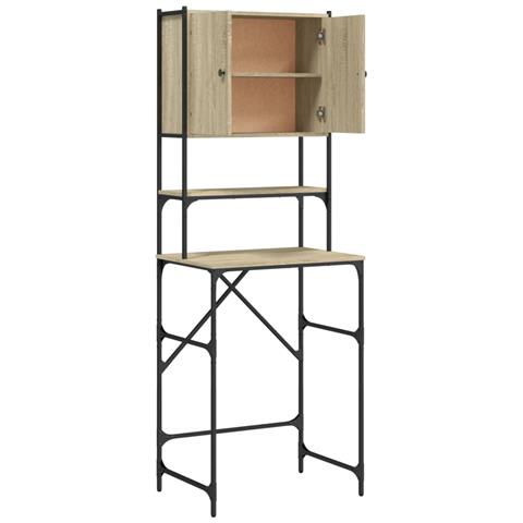 Mobile Per Lavatrice Rovere Sonoma 68x48,5x194 Cm - Foto 2