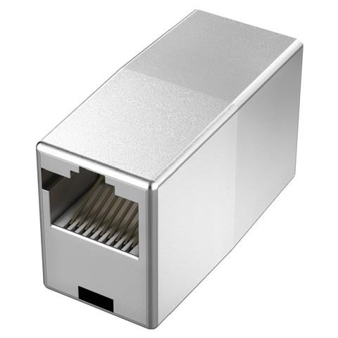Essential Line - Netzwerkkoppler - Rj-45 (w) Bis Rj-45 (w) - Cat 5e - Silber (00200326) - Foto 1