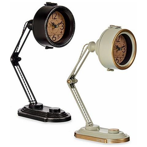 Orologio Da Tavolo Metallo 12 X 34 X 23 Cm (6 Unità) - Foto 2