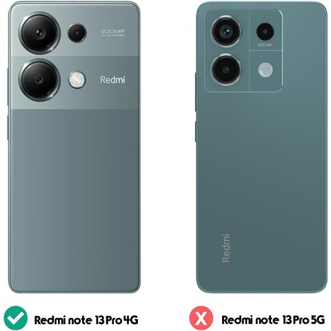 Custodia Per Xiaomi Redmi Note 13 Pro 4g Portacarte Sottile E Leggera, Nero - Foto 5