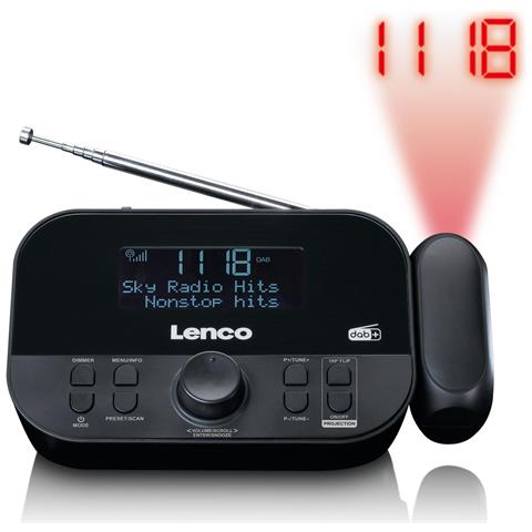 CR-615BK radio Orologio Analogico e digitale Nero - Foto 1