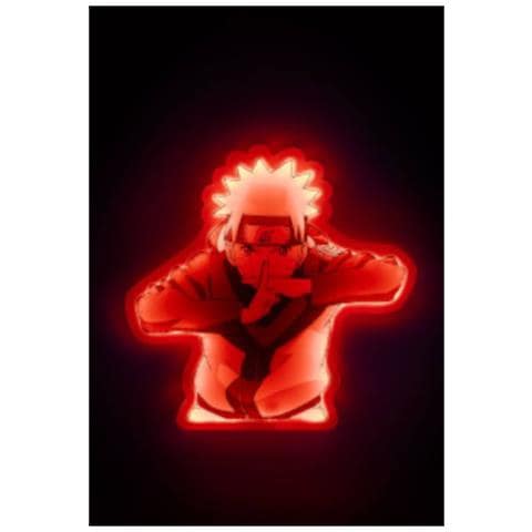 Lampada A Neon Da Muro Naruto 40 Cm, Multicolore - Foto 2