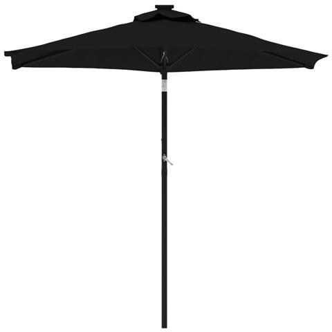 Ombrellone Giardino Con Palo In Acciaio Nero 225x225x212 Cm - Foto 3