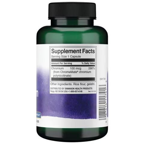 Gtf Chromium - Caratteristiche Chromemate 100 Mcg 200 Capsule - Foto 2