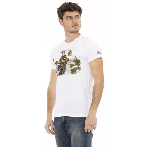 Maglietta In Cotone Bianco - Xl - Foto 2