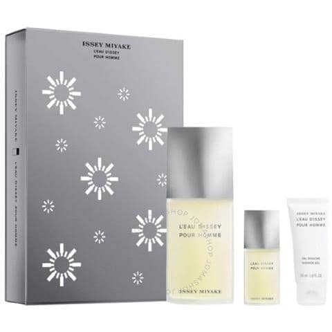 Xmas 2023 Set : L'eau D'issey Pour Homme, Eau De Toilette, For Men, 125 Ml + L'eau D'issey Pour Homme, Eau De Toilette, For Men, 15 Ml *miniature + L'eau D'issey, Moisturizing, Shower Gel, For All Skin Types, 50 Ml - Foto 1