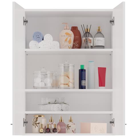 POLA MINI DD BIEL armadietto di conservazione per bagno Bianco - Foto 2