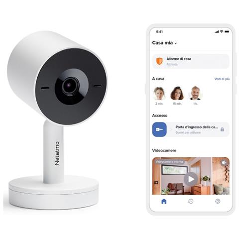Telecamera IP Smart Indoor Advance con Riconoscimento Facciale AI Interno Wireless Nero - Foto 2
