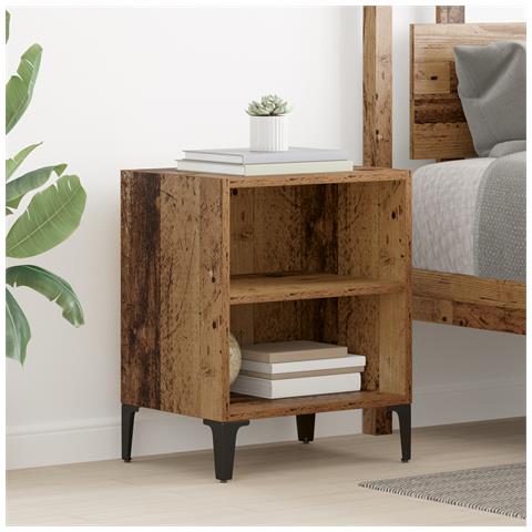 Comodino Legno Vecchio 40x30x50 cm Legno Ingegnerizzato - Foto 2