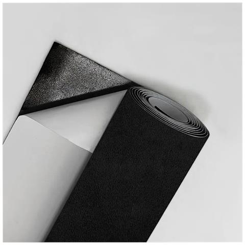 Toppa Di Riparazione In Pelle Scamosciata Autoadesiva - Nastro Premium In Velluto Per Il Restauro Degli Interni Auto Black - Foto 2