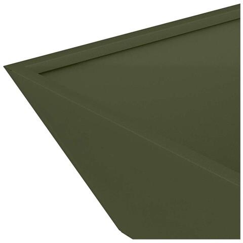 Vaso a Ciotola da Giardino Oliver verde 50 x 50 x 15 cm Acciaio - Foto 8