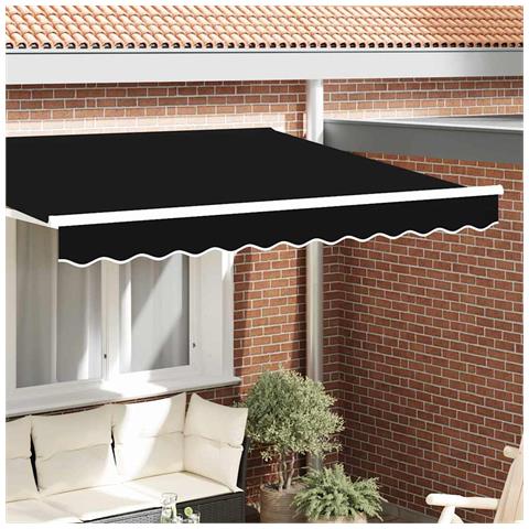 Tenda a Braccio Nero 2.8 x 0.2 m Tela - Foto 2