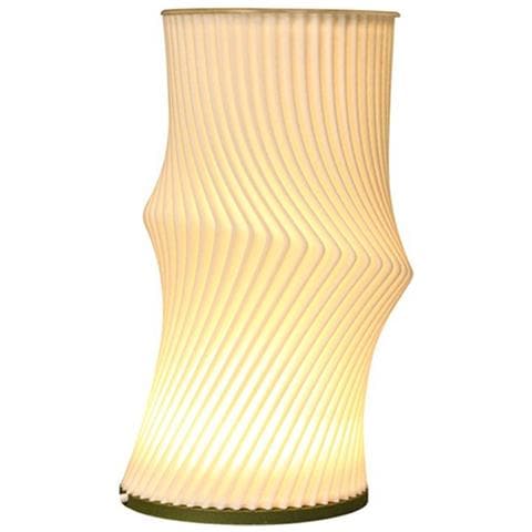 Lampada Da Tavolo Usb Dimmerabile Con Vaso Stampato In 3d - Luce Notturna Ambientale Creativa - Foto 1