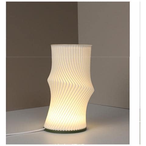 Lampada Da Tavolo Usb Dimmerabile Con Vaso Stampato In 3d - Luce Notturna Ambientale Creativa - Foto 2
