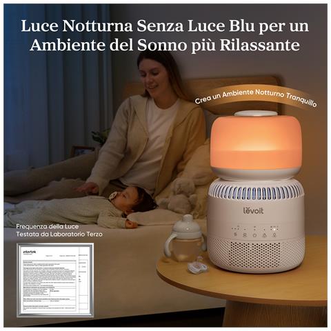 UMIDIFICATORE EVAPORATIVO PER BAMBINI Sprout, 3,8 L, ideale per cameretta e stanza dei bambini - Foto 7
