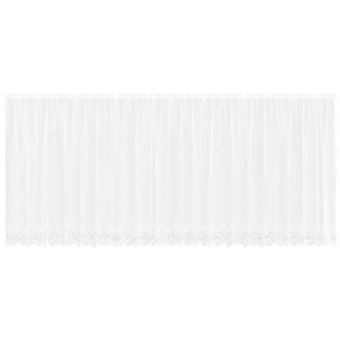 Tende con tende Floreale Bianco 600 x 160 cm Poliestere - Foto 1